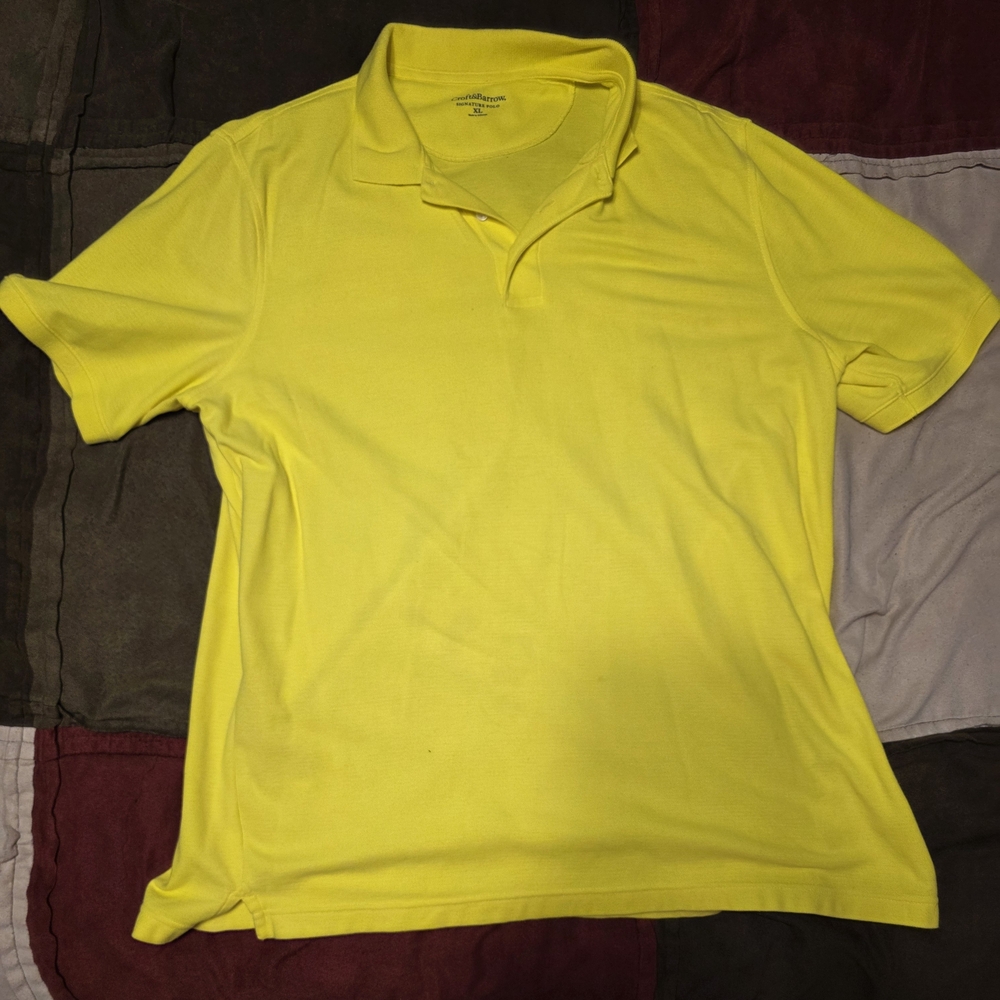 Croft & Barrow Men's Vibrant Yellow Polo Shirt